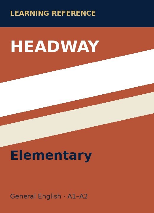 Headway مبتدئ (Elementary) reference cover